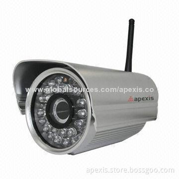 CCTV Surveillance Wireless Waterproof IR IP Camera with IR-cut, Supports Wi-Fi Connection